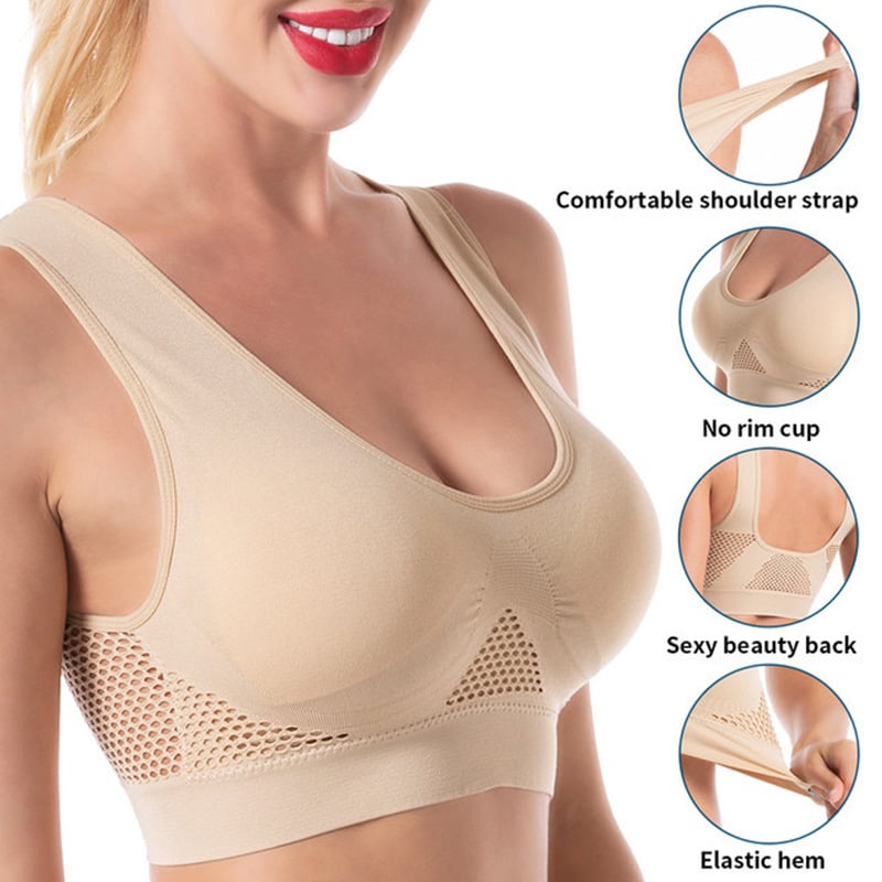 🔥 HOT SALE 49%🔥 Breathable Anti-Sagging Breasts Bra (PACK OF 3 BRA)